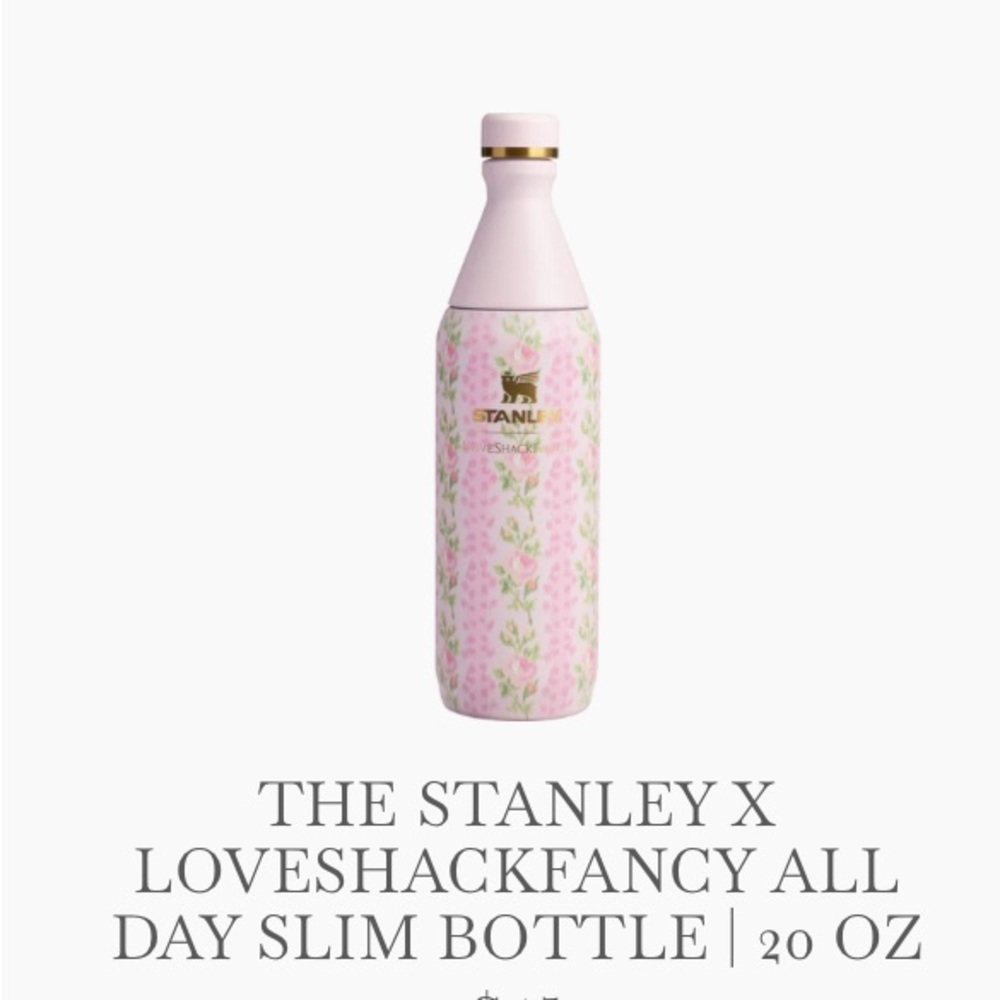 Love Shack Fancy water bottle